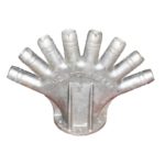 Corp absorbtie exhaustor SPC 6 (distribuitor aer / manusa cu 8 degete)
