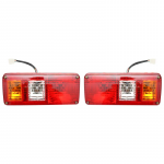 SET LAMPI REMORCA TRACTOR COMBINA BULDO PLATFORMA
