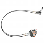 Distribuitor hidraulic cu 2 manete, lungime cablu 2.5m presiune 250 bar debit 80L/min Breckner Germany - imagine 2