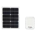 Lampa LED cu panou solar monocristalin senzor de miscare si telecomanda 25W Breckner Germany - imagine 5