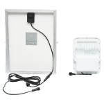 Lampa LED cu panou solar monocristalin senzor de miscare si telecomanda 25W Breckner Germany - imagine 4