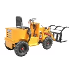 Incarcator frontal electric sarcina de ridicare 300Kg Baisan - imagine 16