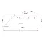 Brazdar cu cioc plug PP3 sormaitat Cod: DISCY59