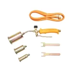 Arzator gaz cu 3 duze si furtun pentru butelie 1.5m Hoteche Cod: BK77334 Echivalență: DISEM79