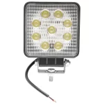 Lampa 9 LED-uri 10-60V 27W unghi de radiere 60 patrat Cod: BK69005 Echivalență: DISDP54