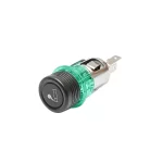 Priza cu bricheta auto universala fi28 12/24V 10A, cu lumina integrata verde  Cod: BK92087 Echivalență: DISFD40