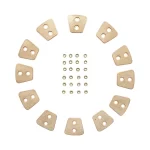 Set 12 ferodouri cu nituri pentru disc ambreiaj 11 toli UTB U-445 si Fiat Cod: UTB50.16.057 Echivalență: DISFA07