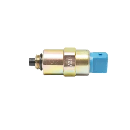 Solenoid (electrovalva) opritor pompa injectie filet M14x1.5, 2 conectori pentru Massey Ferguson si Perkins 4224321M91 Cod: BK69335 Echivalență: DISAC52