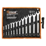 Set chei combinate fixe si inelare 12 buc. 6-24mm in husa textila Hoteche Cod: BK92548 Echivalență: DISFP56
