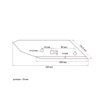 Varf brazdar stanga Lemken H1-0718 56017 3364051 - imagine 2