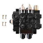 Distribuitor hidraulic cu doua manete profesional, presiune 200 bar 80L/minut Cod: DISRA16