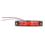 Lampa laterala de gabarit led rosie 12-24V FR0172  Cod: BK69455 Echivalență: DISHB13