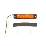 Lampa laterala galbena cu LED 12V/24V Breckner Germany Cod: BK92852 Echivalență: DISGC23