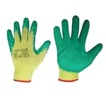 Manusi de protectie bumbac latex galben-verde marimea 10 Breckner Germany Cod: BK90004 Echivalență: DISMA18
