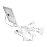 Sistem pentru iluminat cu 4 becuri LED, panou solar 9V/12W si 1xUSB incarcare telefon  Cod: BK69218 Echivalență: DISDW38