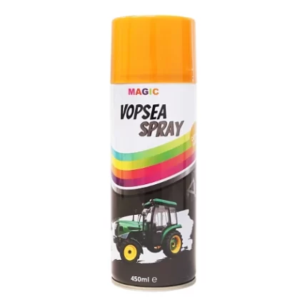 Spray vopsea auto galben tip Caterpillar profesionala cu uscare rapida 450ml MAGIC Cod: BK831124 Echivalență: DIS1124