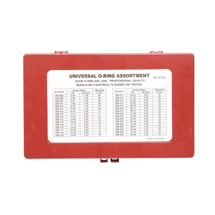 Trusa O-ring metric 407 piese Cod: BK92147 Echivalență: DISFH03