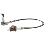 Distribuitor hidraulic cu 3 manete, lungime cablu 2m presiune 250 bar debit 40L/min  Cod: BK99052 Echivalență: DISCV81
