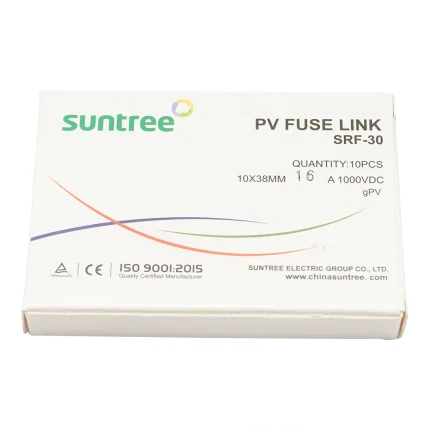 Siguranta fuzibila cilindrica SRF-32 pentru sisteme solare gPV, 16A, 1000V Suntree Cod: BK77756 Echivalență: DISEX18