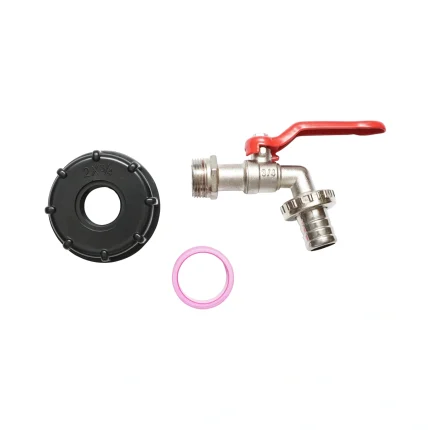 Robinet IBC zinc, adaptor de 2, filet exterior S60x6, duza de 0.75, metal/plastic Cod: DISGP45