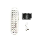 Lanterna, lampa de lucru portabila LED 30W cu baterie 1500 mAH GD-6830 - imagine 4