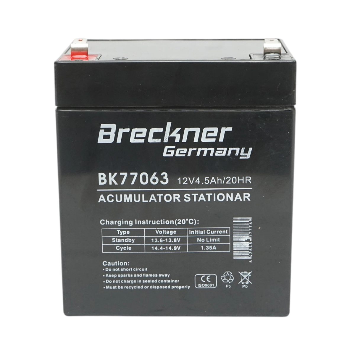 Baterie sistem solar cu gel 12V 4.5Ah 20HR, 90x70x101x107mm FC12-4.5 3 Baterie sistem solar cu gel 12V 4.5Ah 20HR, 90x70x101x107mm FC12-4.5 - imagine 1