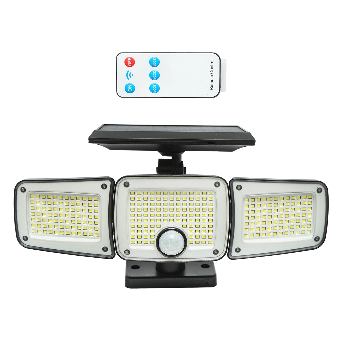 Lampa LED 2700 lm cu panou solar telecomanda si baterie 2400mAh, IP65 Breckner Germany Lampa LED 2700 lm cu panou solar telecomanda si baterie 2400mAh, IP65 Breckner Germany - imagine 1