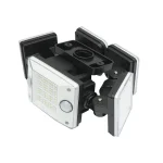 Lampa LED cu panou solar telecomanda si baterie 2400mAh, IP65 Breckner Germany - imagine 2