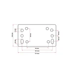 Roata de sprijin remorca automata cu suport tip B 200X60mm, sarcina 680Kg - imagine 4