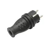 Stecher schuko cauciuc 250V, 16A cu maner si impamantare IP44 - imagine 3