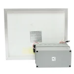 Panou solar 25W 355x420x20mm cu baterie 12V/14Ah - imagine 2