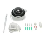 Camera de supraveghere 5 MP, WIFI 2.4GHz, rotativa 360 grade PTZ cu senzor de miscare, detectie umana si aplicatie iCSee - imagine 2