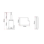 Cric hidraulic tip piston 10 tone cu supapa 200mm - imagine 4
