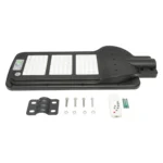 Lampa solara LED iluminat stradal 70W, 6500K, IP65 cu panou solar, senzor miscare Breckner Germany - imagine 3