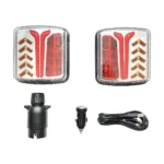 Set lampi remorca LED 12-24V cu magnet si control wireless, baterie 3.7V/2000mAh IP65 Breckner Germany - imagine 2