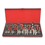 Trusa pentru reparat filete M5, M6, M8, M10, M12 131 piese Breckner Germany