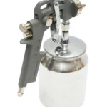 Pistol de vopsit cu aer comprimat 1L, cupa din inox in partea de jos, duza 1.5mm - imagine 5