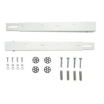 Suport rabatabil aparat aer conditionat 450x500mm cu accesorii prindere incluse - imagine 2