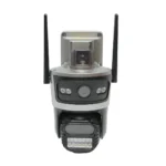 Camera supraveghere lentila duala 4 MP, cartela sim 4G, WIFI 2.4 GHz cu panou solar 7.6W, baterie 18650 incarcare rapida, rotativa 360 grade PTZ cu senzor de miscare, detectie umana PIR, alarma, night vision si aplicatie iCSee - imagine 8