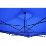Cort tip pavilion albastru 3x4.5m, inaltime reglabila, pliabil - imagine 4