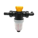 Filtru erbicidator transparent cu sita si valva autocuratare, racord 25mm - imagine 2