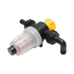 Filtru erbicidator transparent cu sita si valva autocuratare, racord 25mm - imagine 3