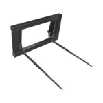 Furca pentru incarcat baloti cu tepuse de 110cm , distanta intre tepuse 75cm, sarcina max. 220kg