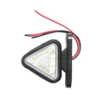 Lampa laterala gabarit triunghi LED 12-24V, alb-rosu FR0101