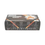 Manusi din nitril portocalii nepudrate cu textura diamond grip, marimea L, 50 buc/cutie - imagine 5
