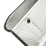 Parasolar parbriz auto 130x60cm folie de aluminiu si ventuze de fixare - imagine 4