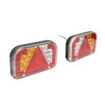 Set lampi spate Led pentru remorca 12-24V, 235x140x38mm - imagine 5