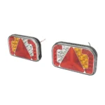 Set lampi spate Led pentru remorca 12-24V, 235x140x38mm - imagine 6