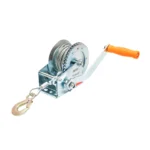 Troliu manual 540Kg cu cablu de otel fi 4.5mm x8m raport transmisie 4:1 Hoteche