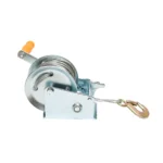 Troliu manual 540Kg cu cablu de otel fi 4.5mm x8m raport transmisie 4:1 Hoteche - imagine 4